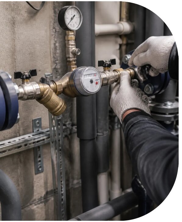 Профессиональный монтаж водомерного узла для дома в Ижевске